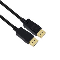 electriqQ 2 Meter Display Port to Display Port 4K Braded Cable