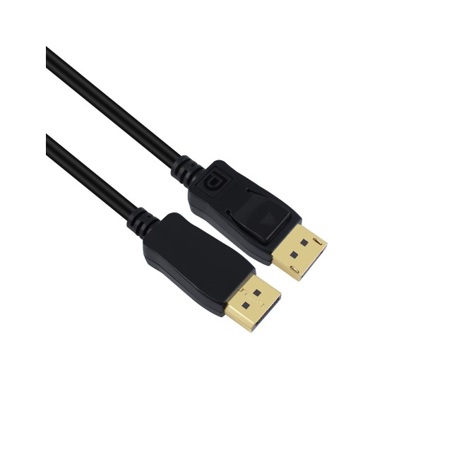 electriqQ 2 Meter Display Port to Display Port 4K Braded Cable