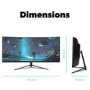 Refurbished electriQ 30" UltraWide FHD HDR 200Hz 1ms Gaming Monitor