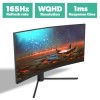 electriQ 34&quot; WQHD QLED 165Hz Curved Monitor