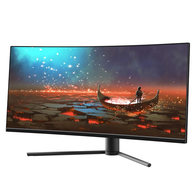 electriQ 34" QLED WQHD 165Hz 1ms UltraWide Curved Gaming Monitor
