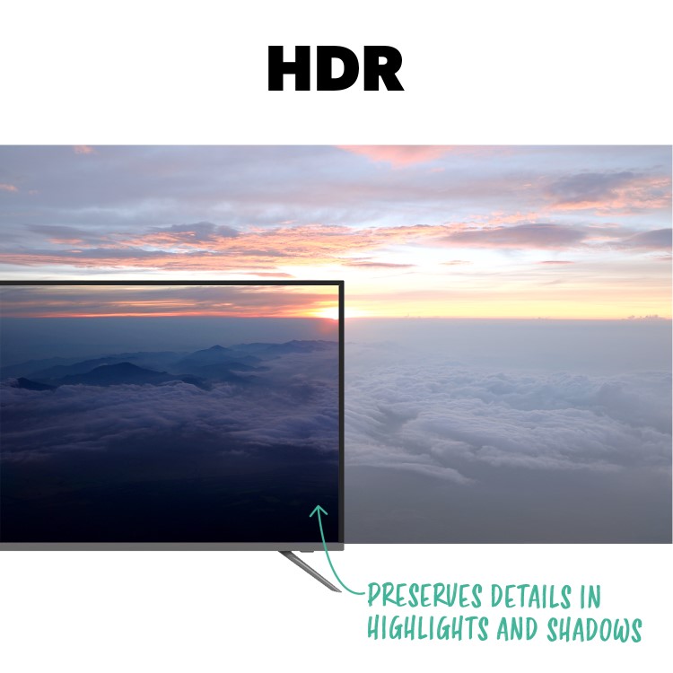 electriQ T2SMH 65 Inch LED 4K HDR Freeview Android Smart TV