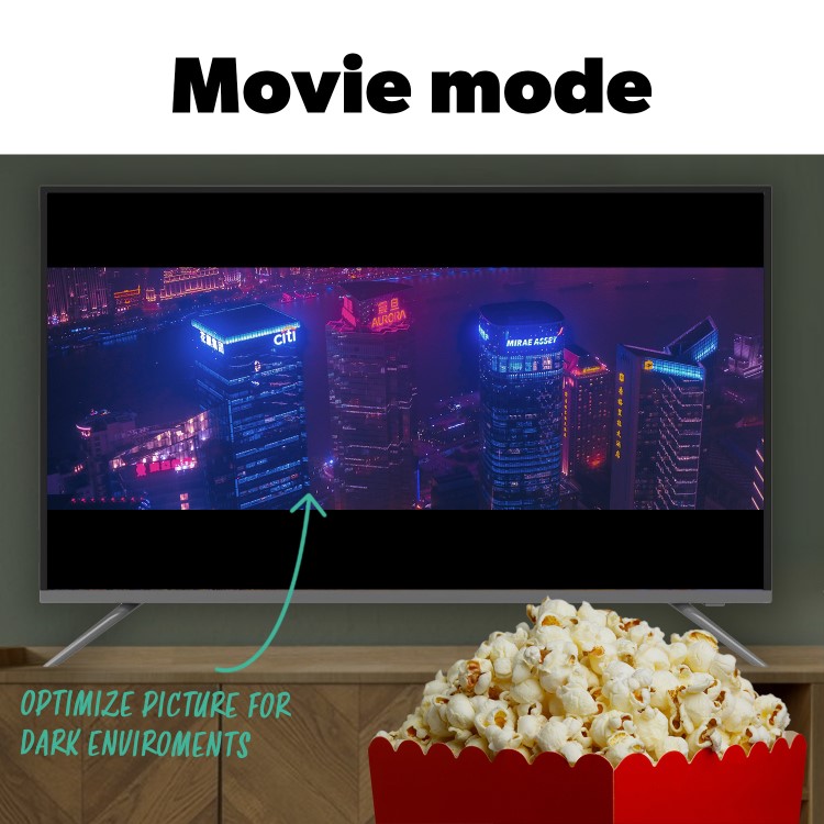 electriQ T2SMH 65 Inch LED 4K HDR Freeview Android Smart TV