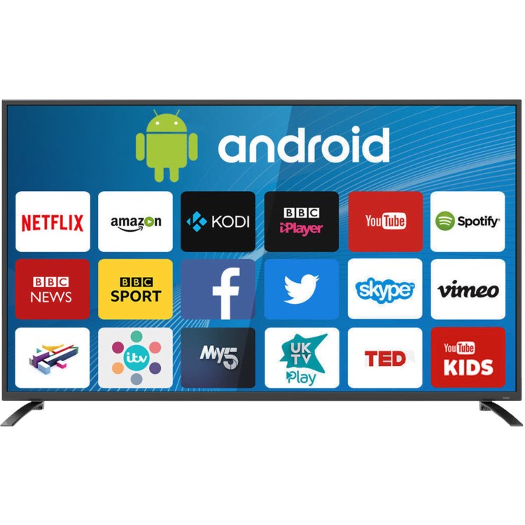 Ex Display - Ex - Display - Ex Display - electriQ eiQ-65UHDT2SMH 4K Ultra HD HDR Android Smart LED TV with Freeview HD