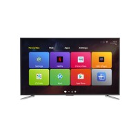 GRADE A3 - electriQ 75" 4K Ultra HD LED Android Smart TV with Freeview HD - Silver