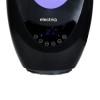 GRADE A1 - electriQ Black Bladeless Heater Fan 2kW with Optional Mood Light
