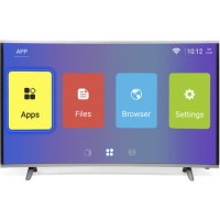electriQ 55" Curved 4K Ultra HD Android Smart HDR LED TV with Freeview HD