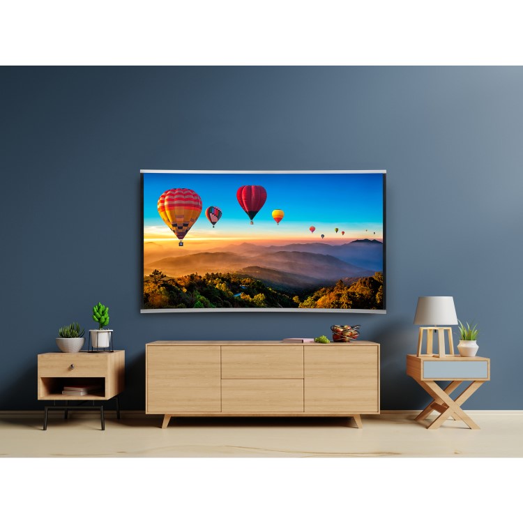 electriQ 55" Curved 4K Ultra HD Android Smart HDR LED TV with Freeview HD