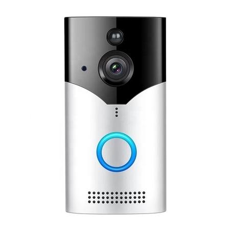 Box Opened electriQ 720p HD Wireless Video Doorbell Camera Gen 1 with Intercom & Chime Silver