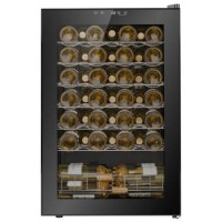 electriQ 48 Bottle Capacity Freestanding Wine Cooler – Black electriQ 48 Bottle Capacity Freestanding Wine Cooler – Black