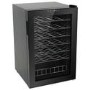 electriQ 48 Bottle Capacity Freestanding Wine Cooler – Black