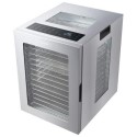 eiQ14DDSS electriQ 14 Tray Commercial Style Food Dehydrator with side and top windows - Stainless Steel