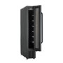 Refurbished electriQ eiQ15WINEBG Freestanding 7 Bottle Single Zone Under Counter Wine Cooler Black