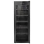 electriQ 86 Bottle Freestanding Wine Cooler - Black