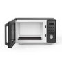 Refurbished electriQ eiQ26FBMW Freestanding 26L 900W Digital Flatbed Microwave Black