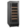 Refurbished 18 Bottle Capacity 30cm Freestanding Under Counter Wine Cooler - Premium Dark Stainless Steel