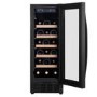 Refurbished 18 Bottle Capacity 30cm Freestanding Under Counter Wine Cooler - Premium Dark Stainless Steel