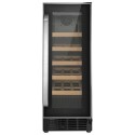 eiQ30WINESS electriQ 18 Bottle Capacity 30cm Freestanding Under Counter Wine Cooler - Stainless Steel
