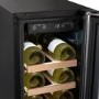 Refurbished electriQ eiQ30WINESS Freestanding 18 Bottle Under Counter Wine Cooler Stainless Steel