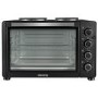 Refurbished electriQ eiQ45LOVN Mini Oven with Dual Hotplates Black