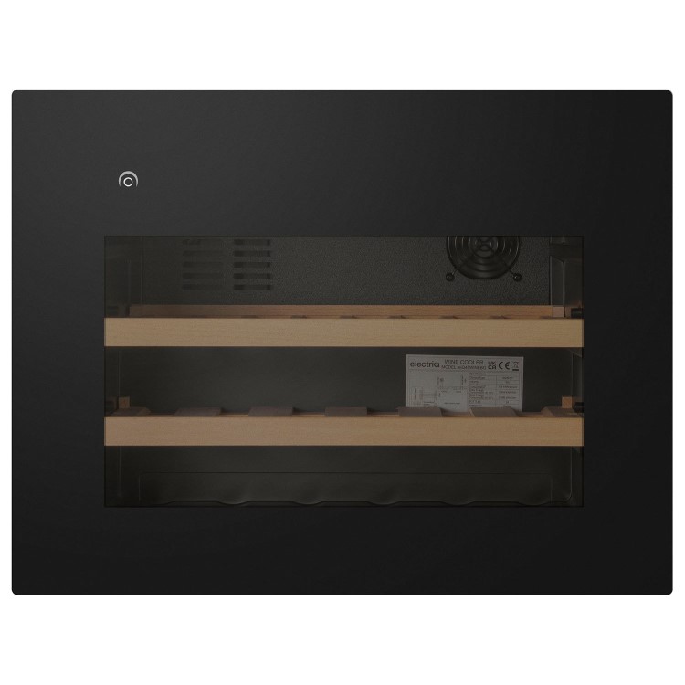 electriQ 28 Bottle In Column Wine Cooler - Black