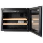 electriQ 28 Bottle In Column Wine Cooler - Black