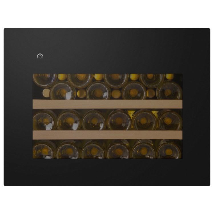 electriQ 28 Bottle In Column Wine Cooler - Black