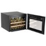 electriQ 28 Bottle In Column Wine Cooler - Black