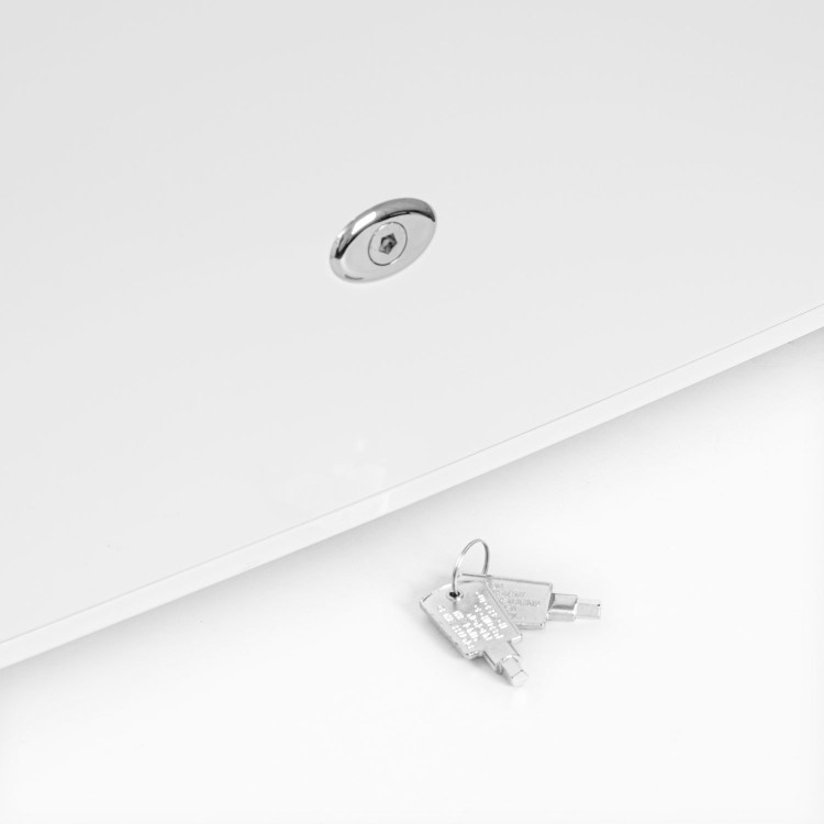 electriQ 46 Litre Table Top Drinks Fridge – White