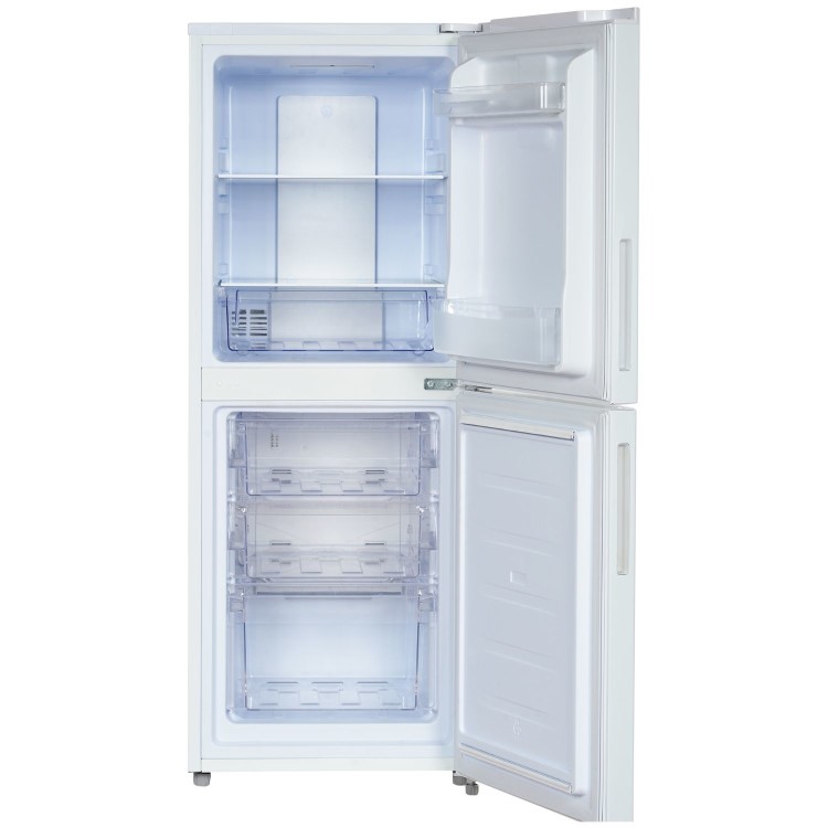 Refurbished electriQ eiQ50130TNF Freestanding 153 Litre 60/40 Frost Free Fridge Freezer White