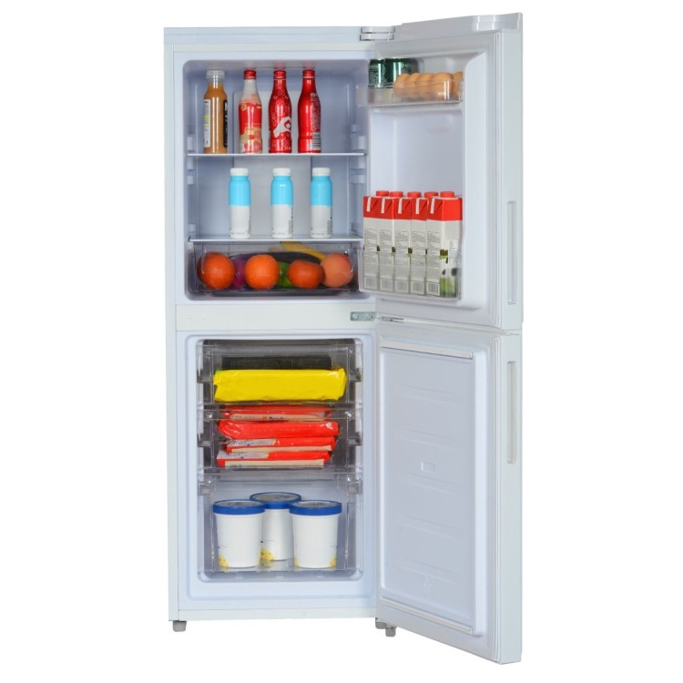 Refurbished electriQ eiQ50130TNF Freestanding 153 Litre 60/40 Frost Free Fridge Freezer White