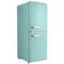 electriQ 153 Litre 60/40 Retro Freestanding Fridge Freezer - Blue Total No Frost