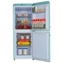 electriQ 153 Litre 50/50 Retro Freestanding Fridge Freezer - Blue Total No Frost