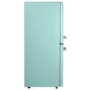 electriQ 153 Litre 60/40 Retro Freestanding Fridge Freezer - Blue Total No Frost