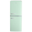 eiQ50132RETROGTNF electriQ 153 Litre 60/40 Retro Freestanding Fridge Freezer - Mint Green Total No Frost