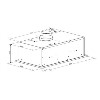 electriQ 52cm Canopy Cooker Hood - Silver