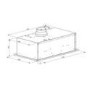 electriQ 52cm Canopy Cooker Hood - Silver