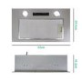 electriQ 52cm Canopy Cooker Hood - Silver