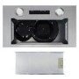 electriQ 52cm Canopy Cooker Hood - Silver