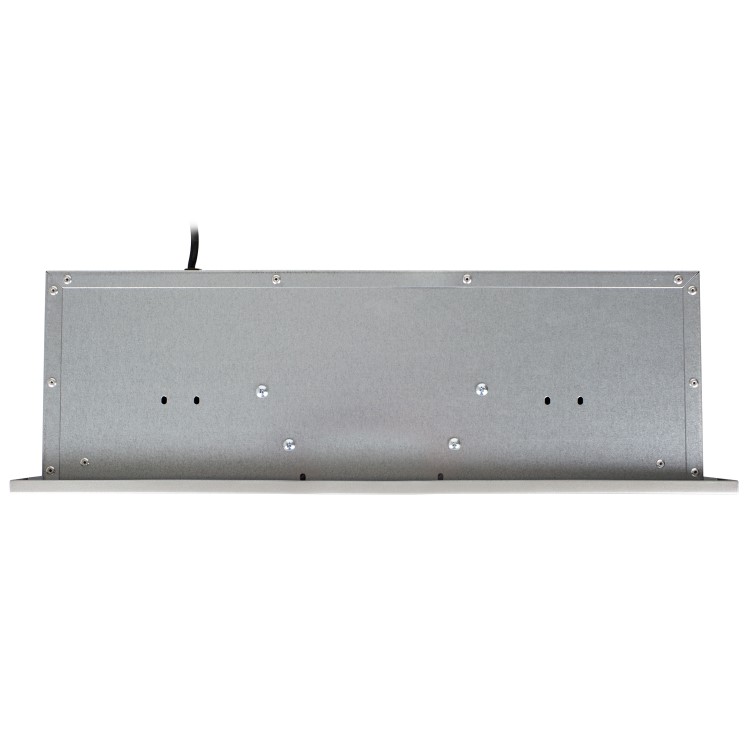 electriQ 52cm Canopy Cooker Hood - Silver