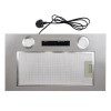 electriQ 52cm Canopy Cooker Hood - Silver