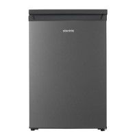 electriQ 109 Litre Freestanding Under Counter Fridge with Ice Box - Silver