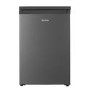 electriQ 109 Litre Freestanding Under Counter Fridge with Ice Box - Silver