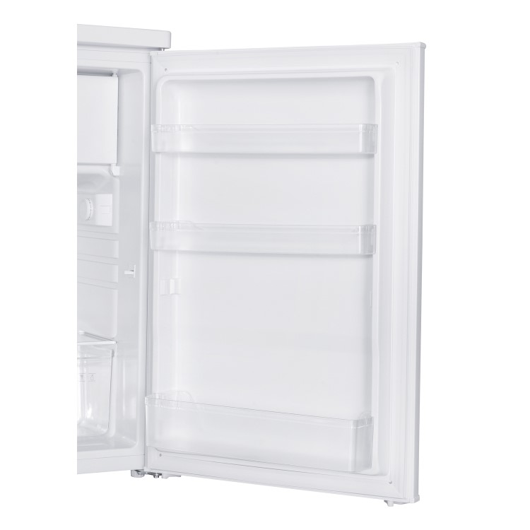 electriQ 109 Litre Freestanding Under Counter Fridge with Ice Box - White