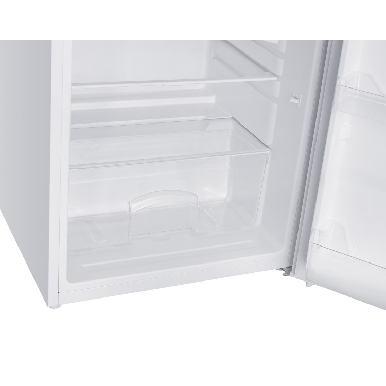 electriQ 109 Litre Freestanding Under Counter Fridge with Ice Box - White