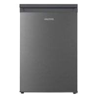 electriQ 127 Litre Freestanding Under Counter Larder Fridge - Silver