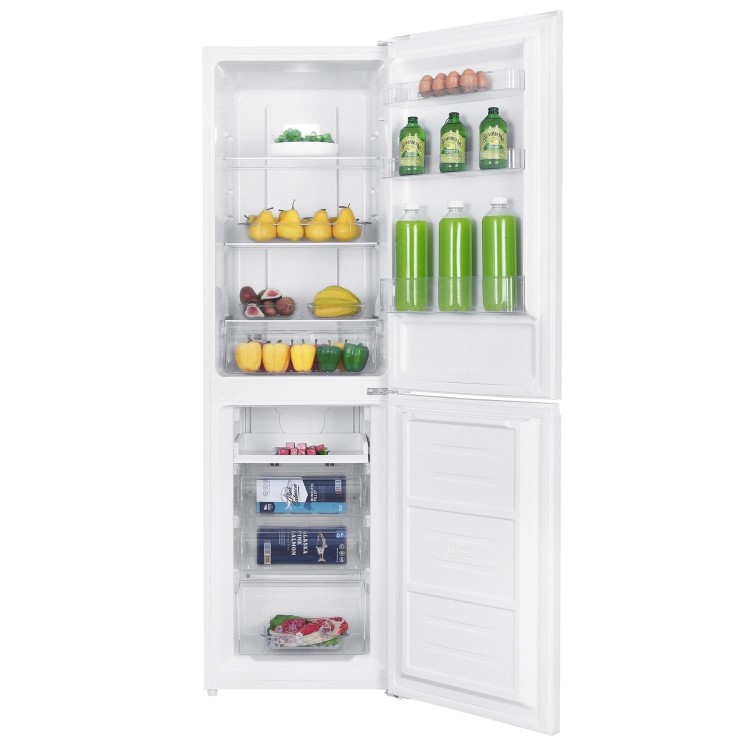 electriQ 247 Litre 50/50 Freestanding Fridge Freezer – White