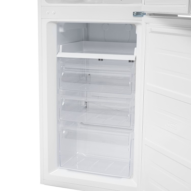 electriQ No Frost 247 Litre 50/50 Freestanding Fridge Freezer – White