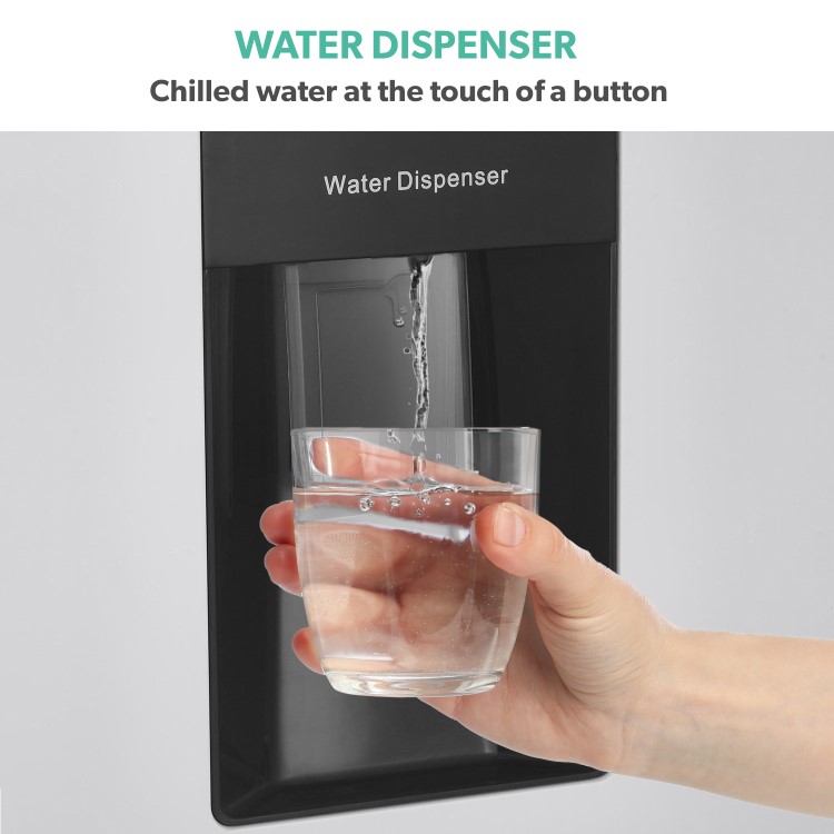 electriQ 291 Litre 60/40 Freestanding Fridge Freezer - Total No Frost in White