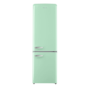 electriQ 244 Litre 60/40 Retro Freestanding Fridge Freezer - Mint Green